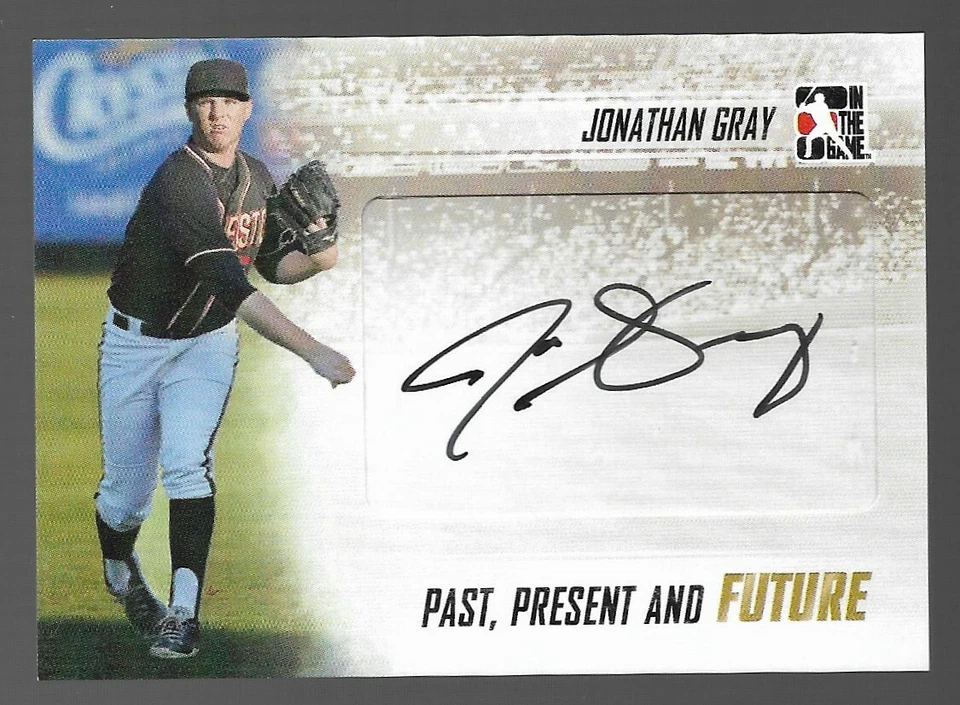 Jonathan Jon Gray 2014 ITG Past Present Future Autograph #PPF-JGR4 Rockies RC - Image 1 of 1