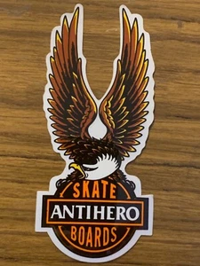 Anti Hero Skateboards, #9, 6" x 2 1/2", 1990,s sticker, - Picture 1 of 1