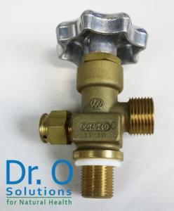 CGA540 Oxygen Valve for Medical Oxygen Tank - Picture 1 of 2