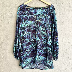 VIX Swimwear Coverup Medium Sheer Drawstring Luxury Resort Designer Travel Beach - Picture 1 of 19