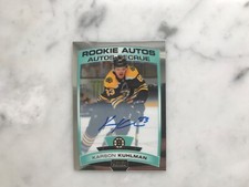 2019-20 O-Pee-Chee Platinum Rookie Autos KARSON KUHLMAN On Card Jets RC
