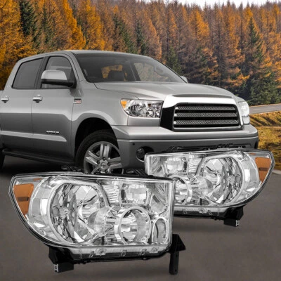 For 2007-2013 Toyota Tundra 2008-2017 Sequoia Headlights Left+Right - Image 1 of 4