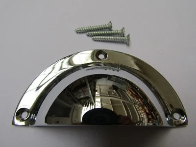 POLISHED CHROME CHEST DRAWER CUPBOARD CABINET DOOR PULL HANDLES KNOBS - Image 1 of 3