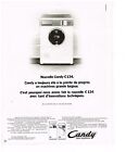 Publicite Adverstising  1972   Candy   Lave Linge Machine  Laver