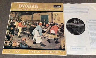 SXL 6291 ed1 WB/GR Kertesz, LSO: Dvorak: Symphony no. 9 'New World', Othello NM- - Image 1 of 2