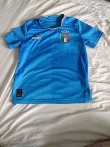 Italy National Team Kids Shirt Age 7-8 - Picture 1 of 6