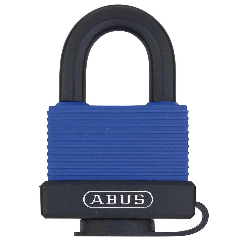 ABUS 70IB/45 KA Keyed Padlock, 25/32 in,Rectangle,Blue 5JKV8 - Image 1 of 1