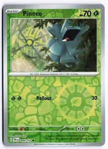 Pineco Reverse Holo SV02: Paldea Evolved 004/193 NM - Bild 1 von 2