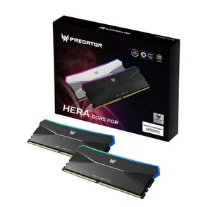 PREDATOR HERA DDR5 96GB Black 48GBx2 6400Mhz 1R8 CL32 Supports Intel XMP 3.0 and - Picture 1 of 1