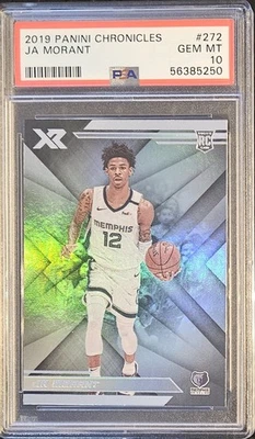 🏀 Ja MORANT RC *XR* Rookie PSA 10 2019 Panini Chronicles #272 Gem Mint Foto 1 de 3