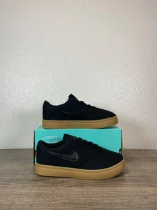 Nike SB Check CNVS (PS) Black Gum Shoes 905371-006 Pre School Size 13C - Picture 1 of 5