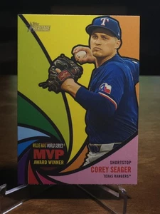 2024 Topps Heritage High Number Corey Seager World Series MVP #AW-9 Rangers - Picture 1 of 2