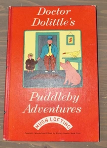 Doctor Dolittle's Puddleby Adventures Book Hugh Lofting Vintage - Picture 1 of 6