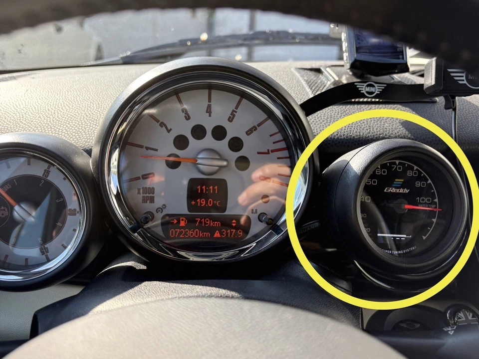 Supporto REPLICA OEM Manometro 60mm Mini Cooper R57 Cabrio S/Jcw Contagiri - Immagine 1 di 4