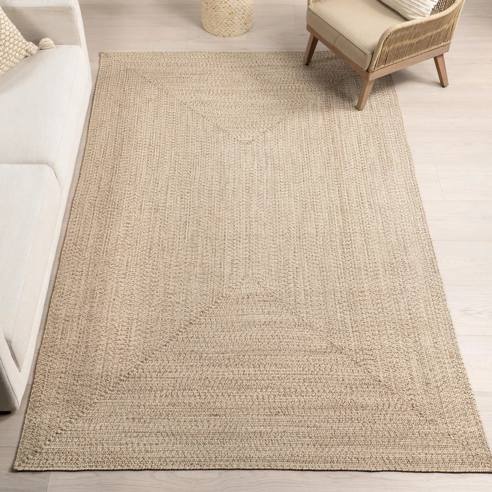nuLOOM Wynn Braided Indoor/outdoor Area Rug 5' X 8' Tan
