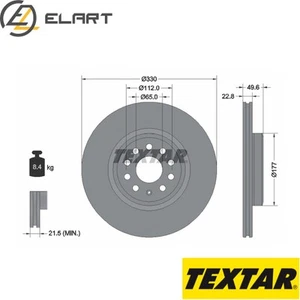 2x BRAKE DISC 92327103 FOR VW ID/.3 CUPRA BORN - Picture 1 of 6