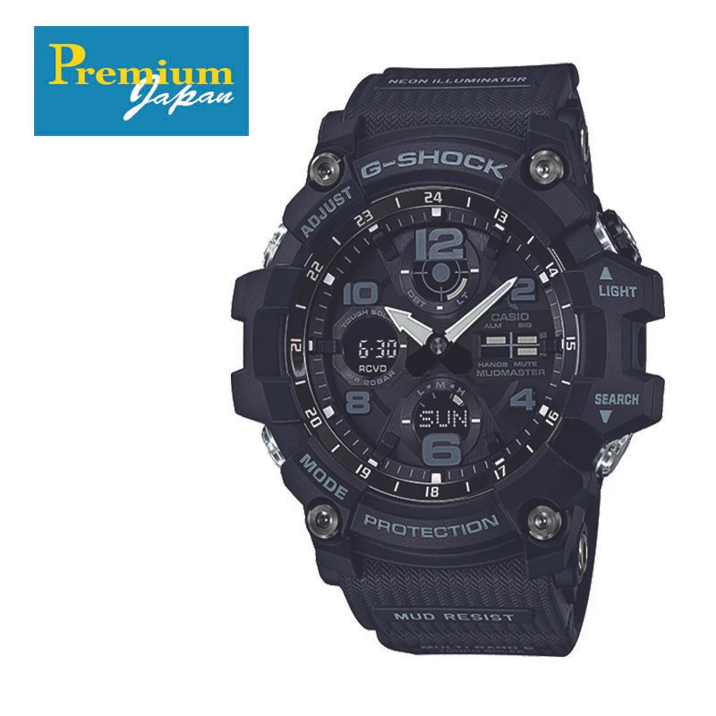 Casio G-Shock Black Men's Watch -  GWG-100-1AJF