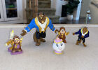 Lot de 5 figurines Disney La Belle et la Bête PVC Mme Potts Lumière lampe d'horloge