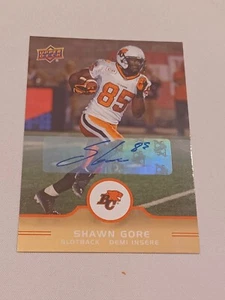 2016 Upper Deck CFL Shawn Gore Auto - Picture 1 of 2