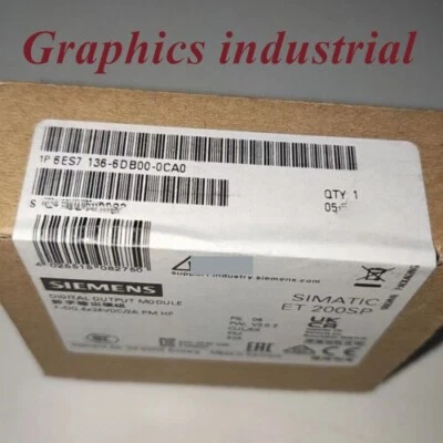 1PC New Siemens 6ES7 136-6DB00-0CA0 6ES7136-6DB00-0CA0 SIMATIC ET 200SP - Image 1 of 4