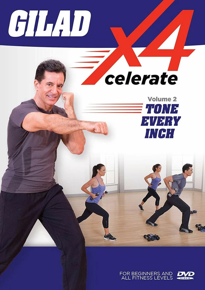 Gilad Xcelerate4 Volume 2 Tone Every Pollici DVD Tonificante Workout - Immagine 1 di 1