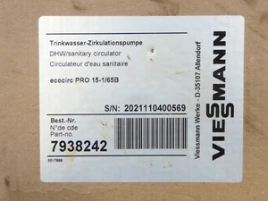 Lowara Viessmann Ecocirc Pro 15 -  / 65 SB Zirkulationspumpe 7938242 NEU P764/28 - Bild 1 von 3