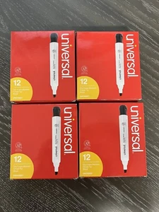 Universal trocken abwischbare Marker Meißelspitze schwarz 43651 3,5 Schachteln à 12 - 43 insgesamt - Bild 1 von 4