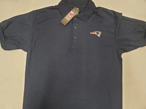 0730 NFL Team Apparel NEW INGLAND PATRIOTS Polo Camisa ROJO MARINO NEGRO - Imagen 1 de 6