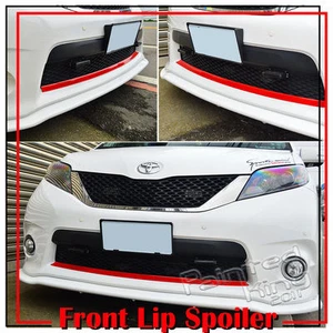 11-18 Fits TOYOTA Sienna LE SE VL30 Front Lip Sport Spoiler Unpainted - Picture 1 of 1