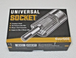 Universal Socket by, EverSee - Great For Any Toolbox "One Socket For Most Nuts" - Picture 1 of 7