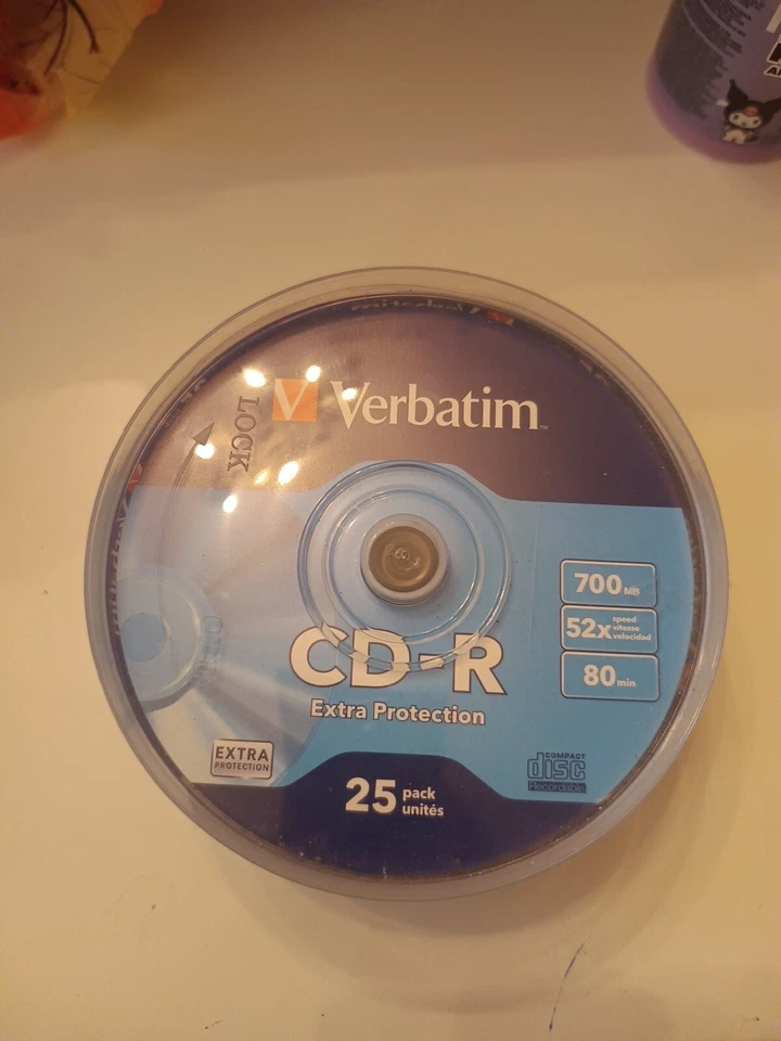 Verbatim CD-R Extra Protection Case with 25 Disks (43432) - Image 1 of 1