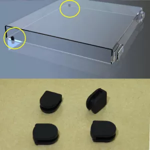 4 Stück Gummipuffer für Audio-Technica AT-LP120 Staubschutz Deckel Stoßdämpfer - Bild 1 von 5