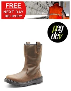 CALZADO DE SEGURIDAD MARRÓN RESISTENTE AL AGUA SHERPA RIGGER BOTA TALLAS 6-12 HGSRBBS - Imagen 1 de 2