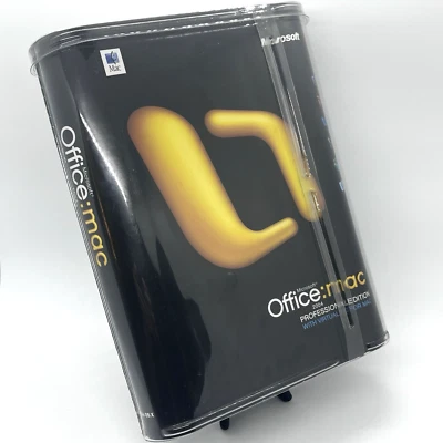 Microsoft Office 2004 for Mac – Professional Edition w/ Virtual PC – BOXED SET! - Image 1 of 4