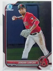 Jordan Lawlar 2022 Bowman cromo Arizona Diamondbacks #BCP-141 - Imagen 1 de 2