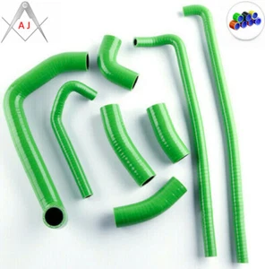For Kawasaki Ninja ZX7R ZX750P 1996-2003 Silicone Radiator Coolant Hose Green - Picture 1 of 3
