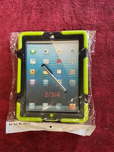 IPAD SHOCKPROOF PROTECTIVE CASE FOR GENERATIONS 2/3/4 - STYLUS INCLUDED - Picture 1 of 8