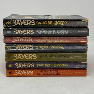 (7) Posten LORD PETER WIMSEY Roman Bücher Dorothy L. Sayers Taschenbuch - Bild 1 von 6