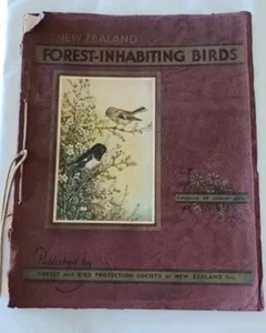 Rare Vintage New Zealand Forest Inhabiting Birds 1948 24 Coloured Plates - Picture 1 of 16