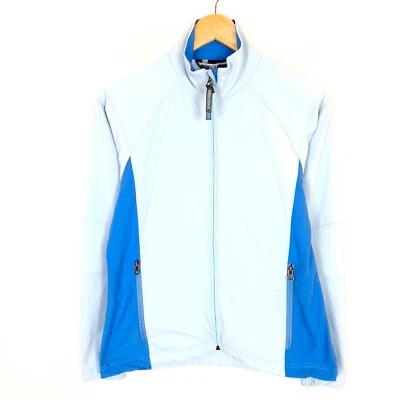 MARMOT Women's Softshell Jacket Size M Blue Polyester Stretch Full Zip - Image 1 of 4