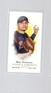 2007 Topps Allen & Ginter A&G Back Mini Mike Gonzalez #2 Braves