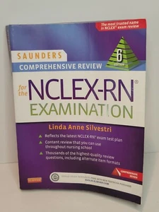 Saunders Comprehensive Review 6 Edition NCLEX-RN Examination Linda Silvestri - Picture 1 of 9