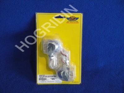 LED MALTESE CROSS MARKER LIGHT HARLEY TURN SIGNAL SIGNALS MOTORCYCLE CHOPPER - Image 1 of 4