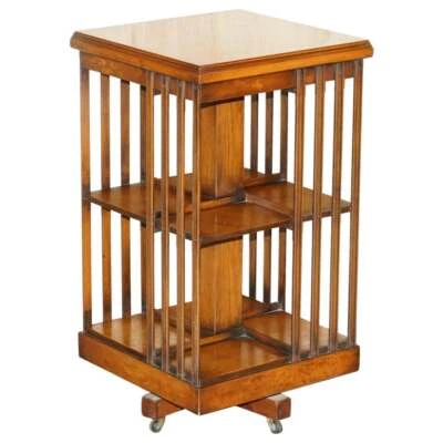 ПРЕКРАСНЫЙ АНТИКВАРНЫЙ БОКОВОЙ СТОЛИК ИЗ АТЛАСНОГО ДЕРЕВА SHERATON REVIVAL - Изображение 1 из 4