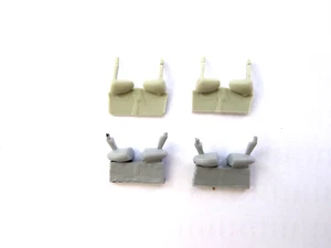 ALEZAN MODELS . ACCESSOIRES 1/43 . SET DE 2+2 PAIRES DE RETROVISEURS . - Imagen 1 de 1