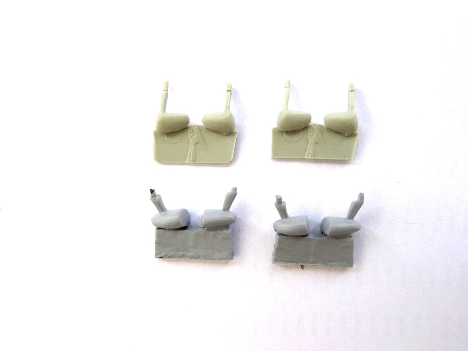 ALEZAN MODELS . ACCESSOIRES 1/43 . SET DE 2+2 PAIRES DE  RETROVISEURS . - Photo 1/1