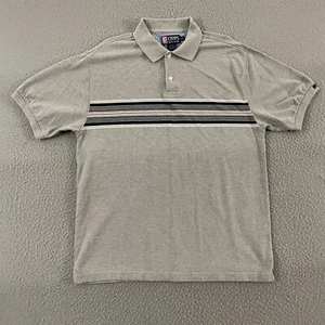 Camisa Polo Chaps Ralph Lauren Para Hombre Grande Gris Azul Multicolor Manga Corta - Imagen 1 de 5