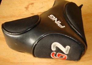Ping G2 Putter Slip Head Cover Black Magnet Close Extra Guter Zustand Golfausrüstung - Bild 1 von 5
