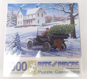 The Drive Home Bits & Pieces Puzzle 1000 Teile Weihnachten Schnee Nostalgie NEU - Bild 1 von 6