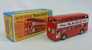 Matchbox Superfast MB74 Daimler Bus N.A.M.C come nuovo superbo! - Foto 1 di 2